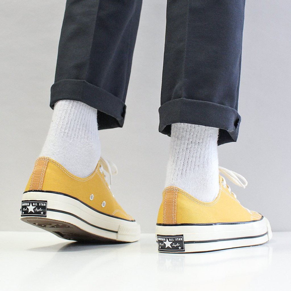 Giày Thể Thao Auth CONVERSE CHUCK TAYLOR 70S LOW SUNFLOWER Chính Hãng 100%