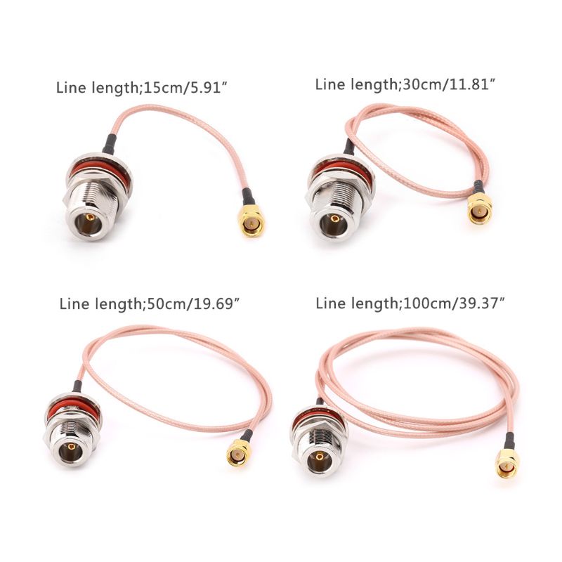 Dây Cáp Đồng Trục RF Chuyển Đổi Đầu Cái SMA Đực RG316