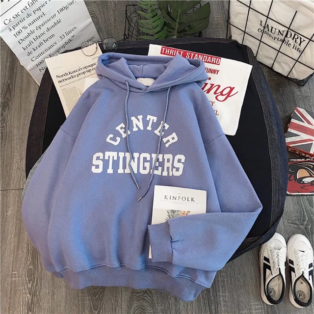 HOODIE LÓT BÔNG CENTER STINGER