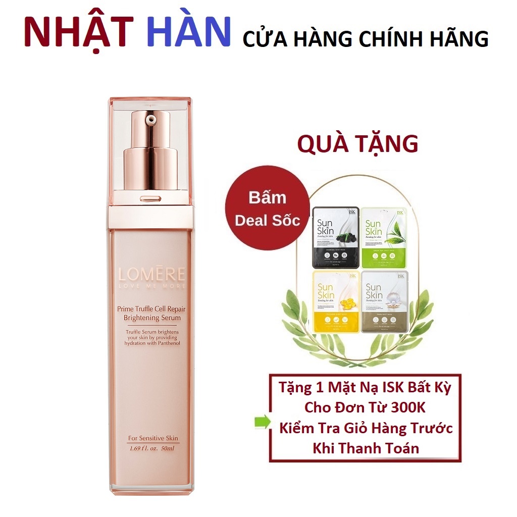 Tinh Chất Dưỡng Trắng Da, Mờ Nám Mạnh Lomere Prime Truffle Cell Repair Brightening Serum 50ml