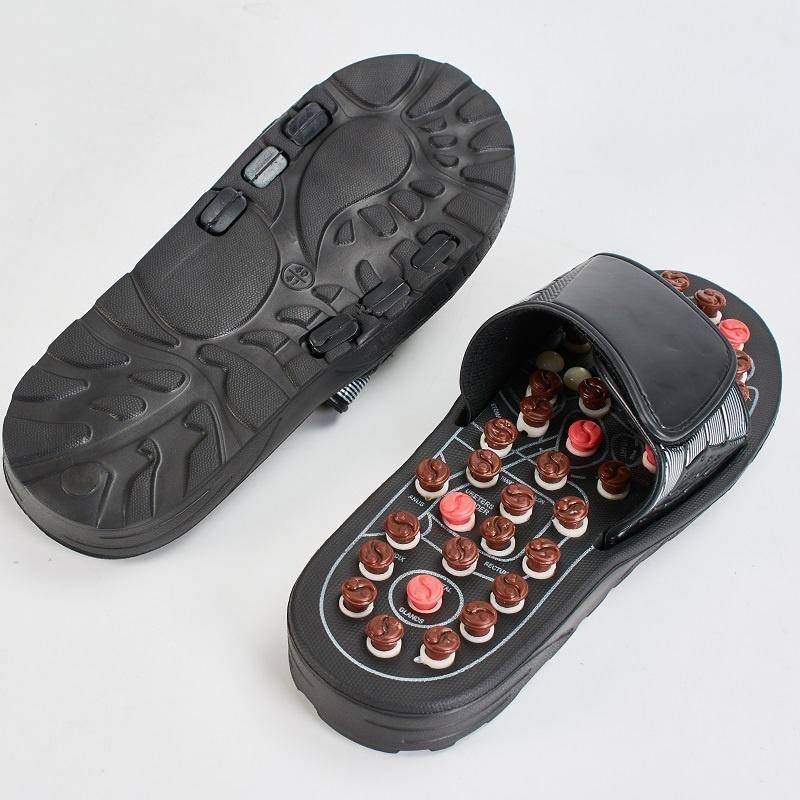 Máy Massage Shiatsu tấm mát xa dép đi trong nhà bấm huyệt giày đá cuội đế dép trong nhà và dép đi trong nhà cho nam và n