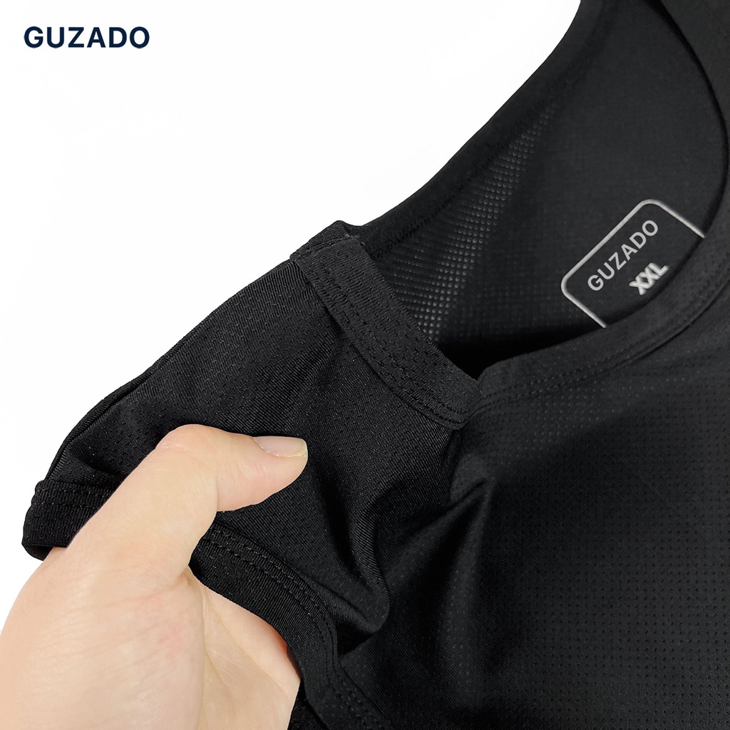 Áo sát nách nam thể thao Guzado Tanktop chất coolmax thể thao siêu mát,siêu nhẹ,mẫu mới nhất 2022