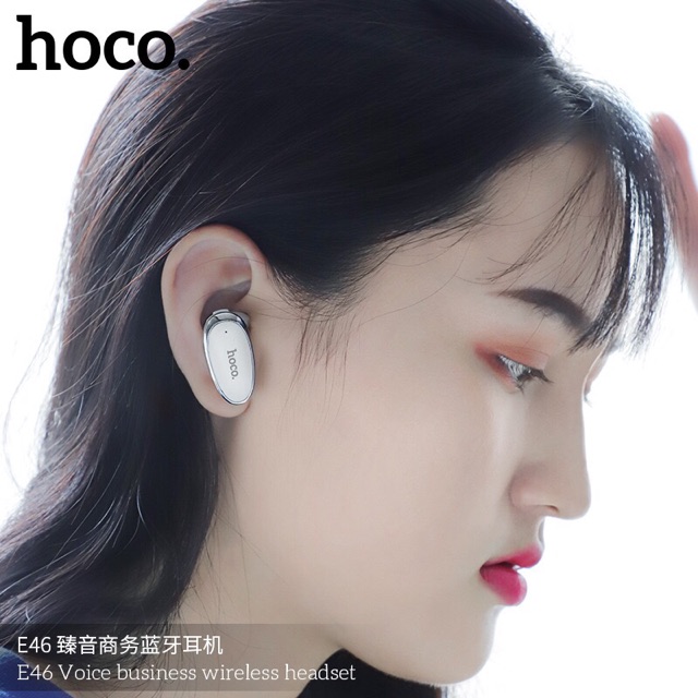 Tai nghe giá rẻ hoco E46 tai nghe bluetooth v4.2 dòng tai nghe có mic loại 1 tai-Tai nghe không dây tiện lái xe