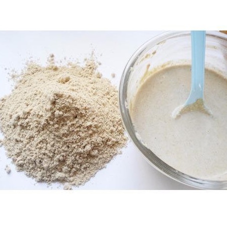 500G Bột cám gạo nếp sữa nguyên chất hữu cơ - trắng da, dưỡng ẩm, mờ thâm sạm - mỹ phẩm handmade
