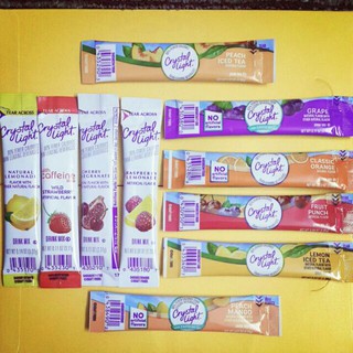 Gói lẻ nnước giải khát Crystal light ( Das, lowcarb)