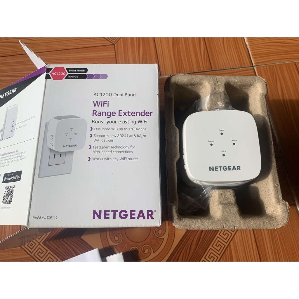 Bộ tiếp sóng NETGEAR EX6110 chuẩn AC1200 2 băng tần