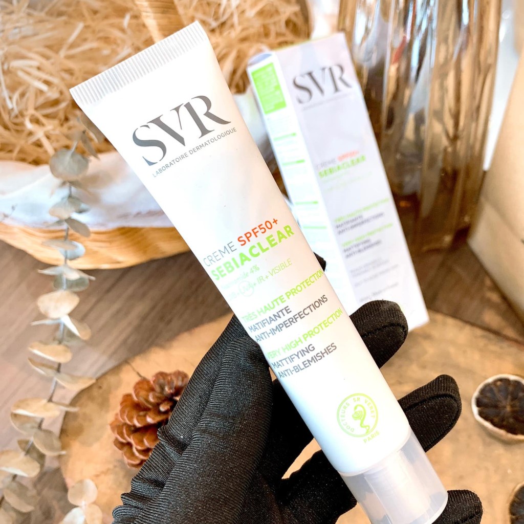 Kem Chống Nắng SVR Sebiaclear Creme Dành Cho Da Dầu Mụn SPF50+ 50ml