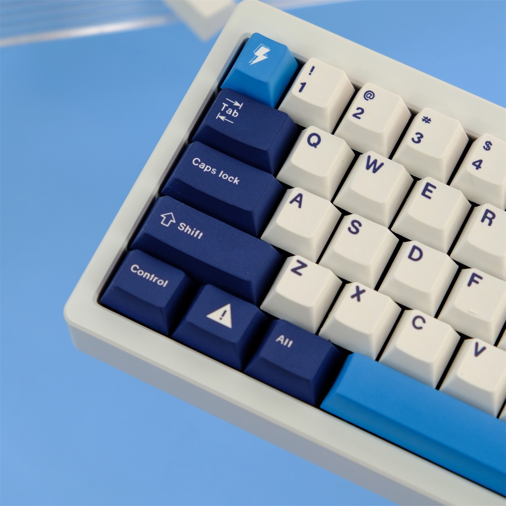 129 Phím GMK Thunderbolt Keycaps Cherry Profile PBT DYE-SUB Bàn phím cơ Keycap