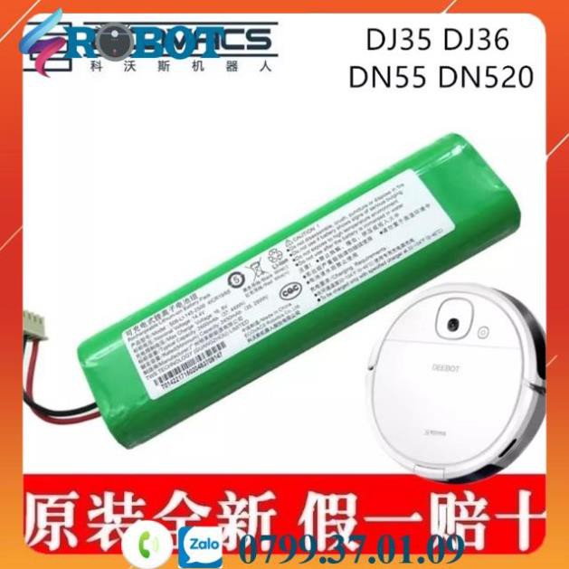 Pin robot cho dòng máy ECOVACS DJ35, DJ36- DN55,DN520, DK33,DK35