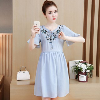 Đầm bầu dáng baby doll cao cấp