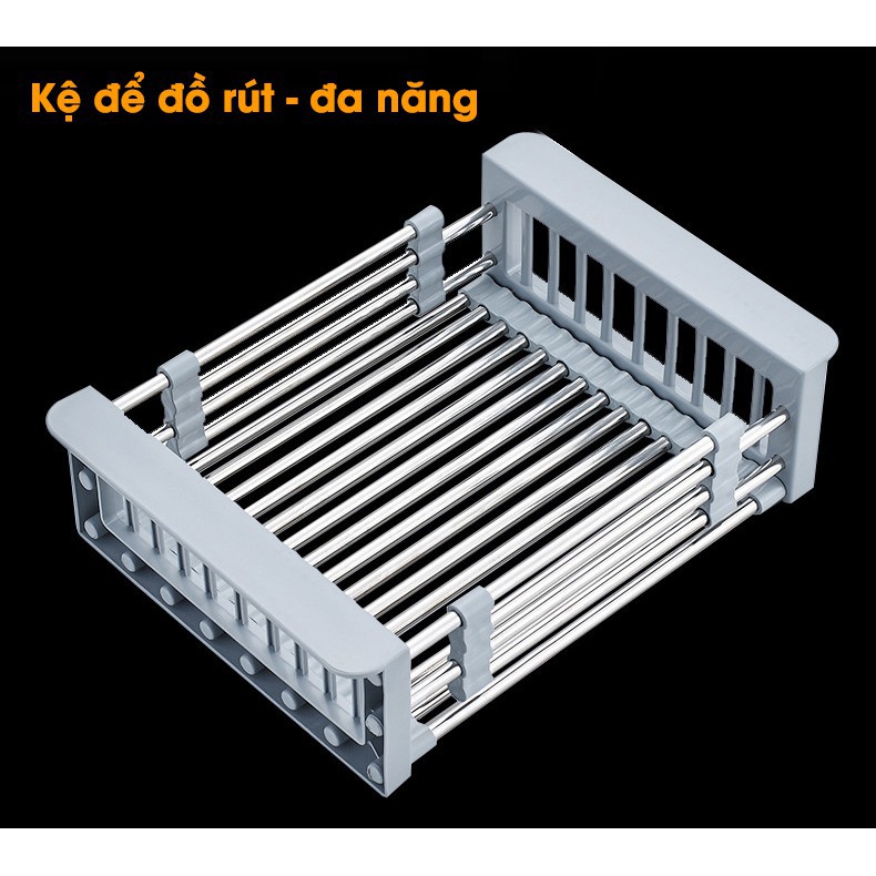 ✐﹉▣Chậu rửa bát inox 304 KOSKO Đúc 2 hố lệch (Tặng Kệ Để Đồ Đa Năng + Bộ ống xả) Bảo hành 12 đến 24 tháng