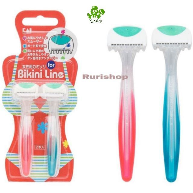 Set 2 dao cạo vùng bikini thương hiệu Kai