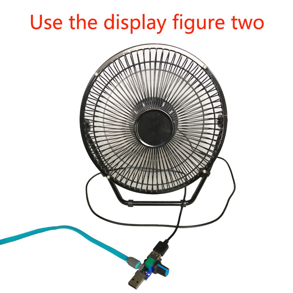 USB Fan Speed Controller DC 4-12V Reducing Noise Multi-stall Adjustment Governor