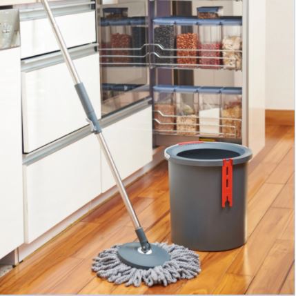 Bộ lau nhà Fitis Dura Cao Cấp - Inox 430 Vuông Tròn