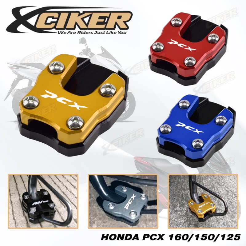 HONDA PCX 160/150/125 Bọc đệm chân chống nghiêng CNC bảo vệ lót chân chống bằng chống trượt phụ kiện xe máy PCX