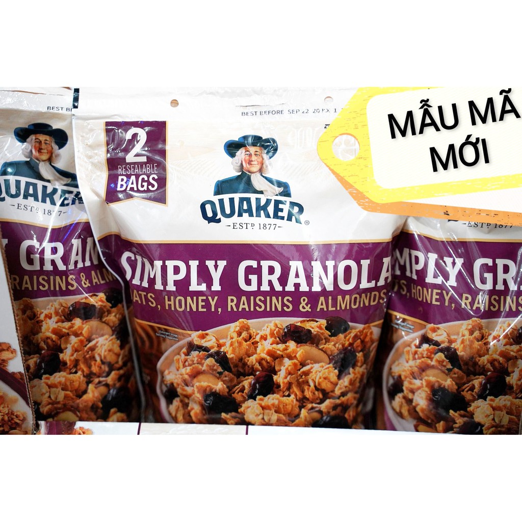 Yến Mạch Ăn Liền Quaker Granola - 978gr | BigBuy360 - bigbuy360.vn