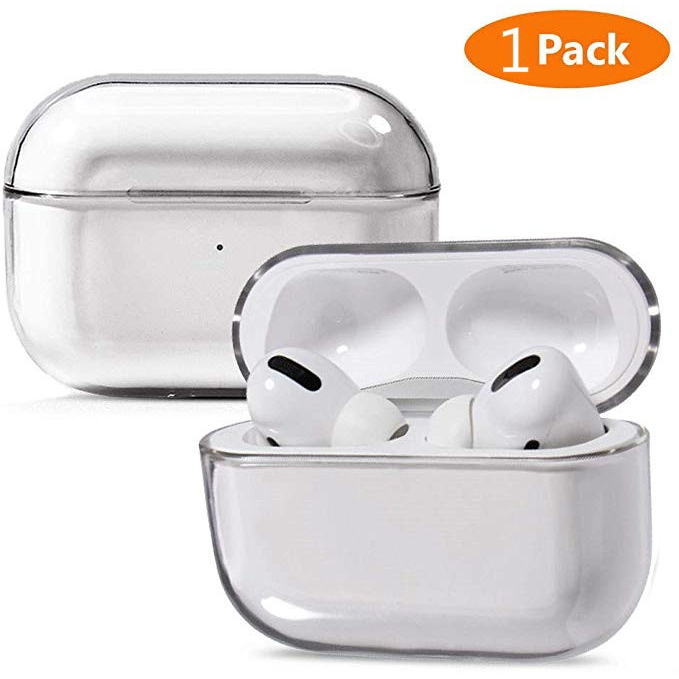 Vỏ bảo vệ hộp sạc tai nghe AirPods Pro bằng PC cứng trong suốt với chất lượng cao