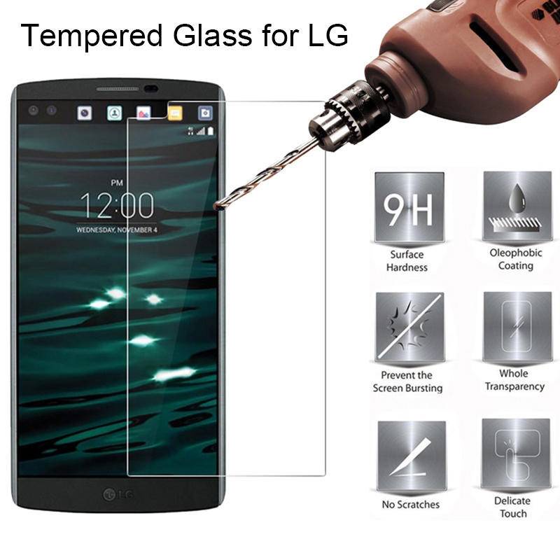 Kính Cường Lực Bảo Vệ Màn Hình Cho LG G8 G7 G6 G4S G4 G3S G3 Q G8X G8S 2 Plus Stylus Mini ThinQ