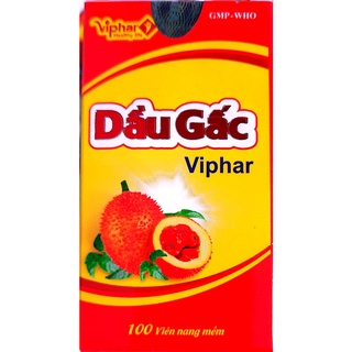 Viên uống dầu gấc Vinaphar Hộp 100 viên