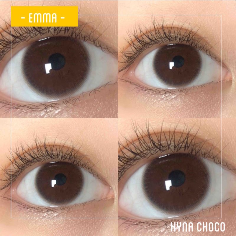 🌸 Kính Áp Tròng Kyna - Kính áp tròng màu nâu siêu tự nhiên / Emma Super Mini Contact Lens 🌸