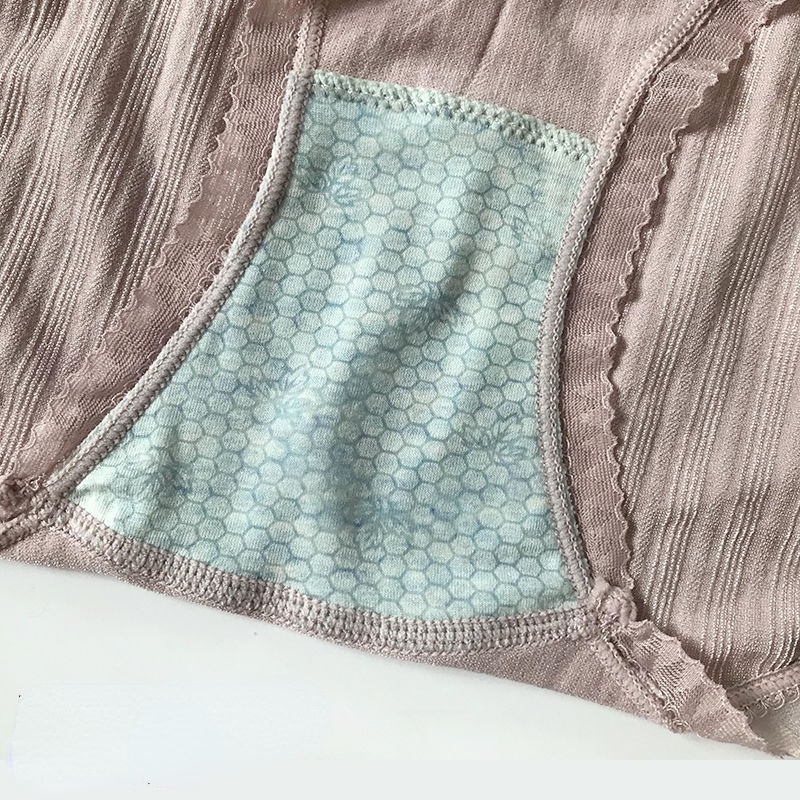 Bộ 4 Quần Lót Cotton Lưng Vừa Thoáng Khí Gợi Cảm Cho Nữ