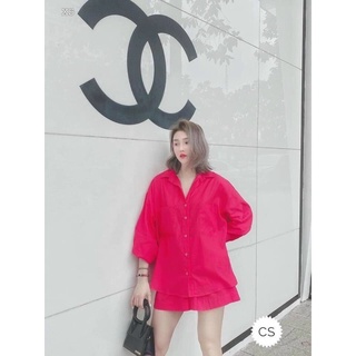SET ÁO SƠ MI KÈM SHORT