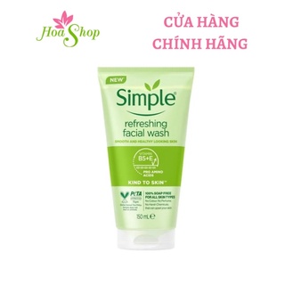 SỮA RỬA MẶT SIMPLE KIND TO SKIN REFRESHING FACIAL WASH GEL