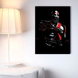 Poster gỗ God of War ver.1" 20cm x 30cm