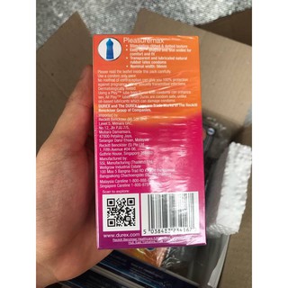 .............  Bao Cao Su Durex Pleasuremax 12 Cái