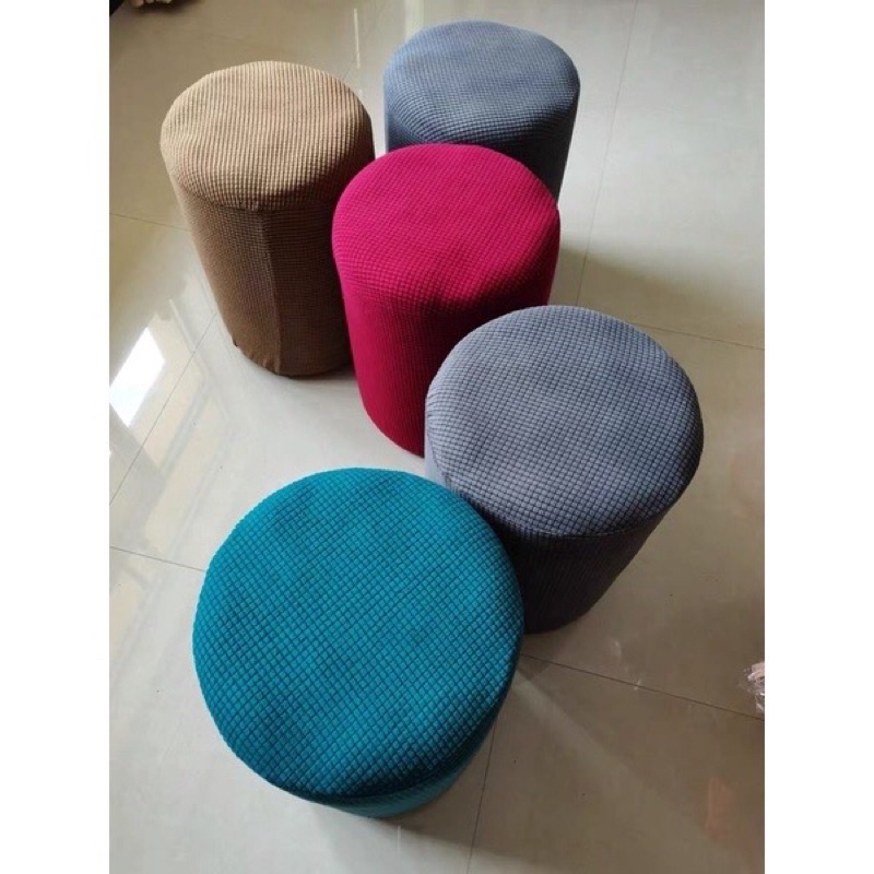 Bọc Ghế Đôn Sofa Vuông Tròn Nhỏ Trang Trí Nhà