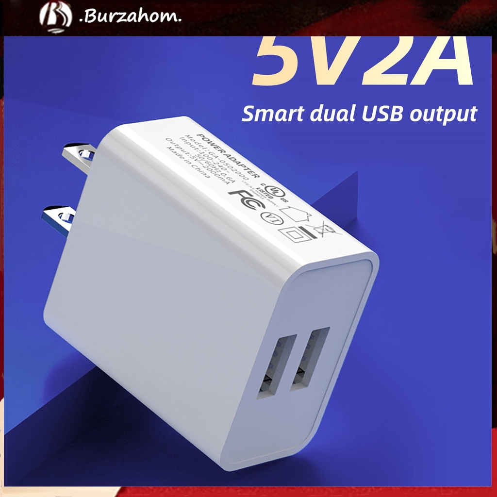 Cốc Sạc Điện Thoại Hai Cổng Usb Qc3.0 Ổn Định An Toàn Cho Đi Du Lịch