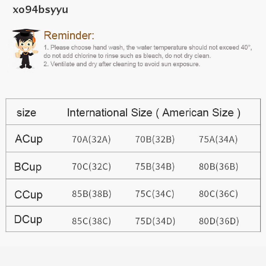 Xo94bsyu Áo Ngực Silicon Gel Dán Vô Hình Tự Dính Không Dây Hình Quả Xoài Cho Nữ