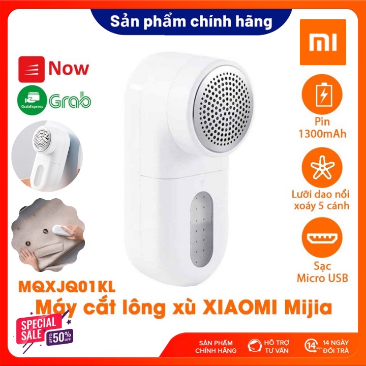 Máy cắt lông xù quần áo Xiaomi MQXJQ01KL chính hãng -Cắt nhanh gọn-Bảo hành 12 tháng