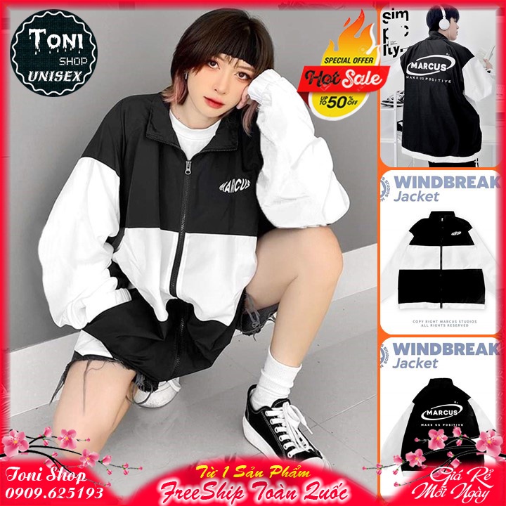 ÁO KHOÁC DÙ Marcus 2 Lớp HotTrend 2022 TAY TRẮNG (M2022 - Có Form Rộng XL)