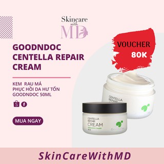 Kem  RAU MÁ phục hồi da hư tổn Goodndoc 50ml