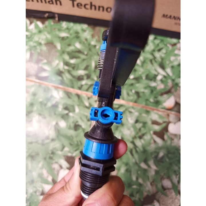 BỘ 5 BÉC CÁNH ĐẬP PHUN MƯA 2 TIA NƯỚC BB-998 REN NGOÀI NỐI ỐNG PHI 21 HOẶC PHI 27