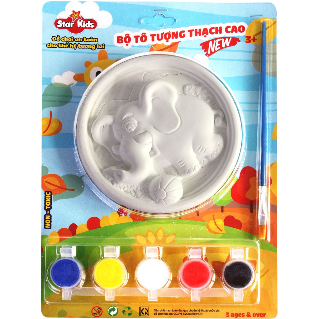 Được chọn mẫu] Bộ tô tượng tròn 1 tượng Star Kids