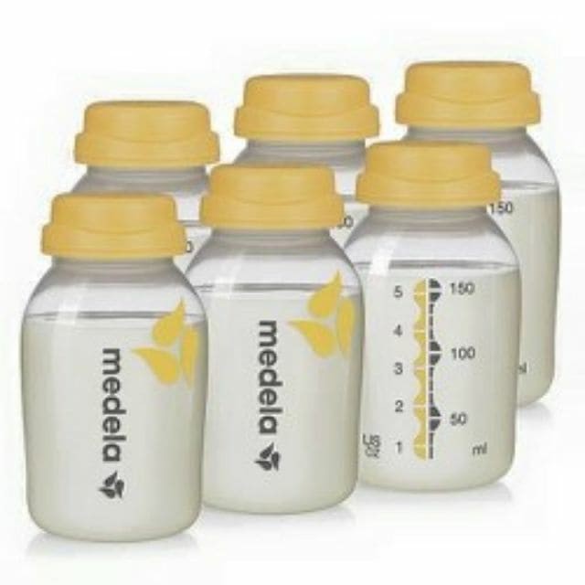 Bình trữ sữa Medela 150ml - logo màu