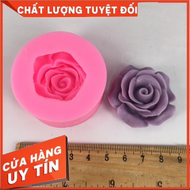 Khuôn rau câu silicon 4D Hồng nhỡ Mã H13D5K ( Đồ Làm Bánh )