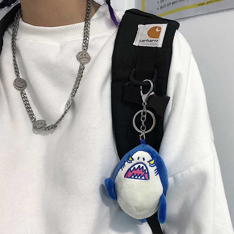 Móc Khóa Hình Cá Mập Giận Dữ Nhồi Bông 12081