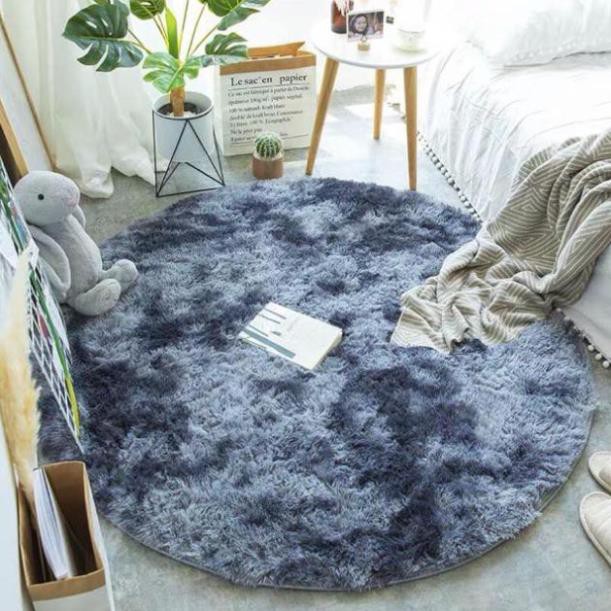Thảm Lông Chụp Ảnh Trải Sàn Chống Trơn Trượt -  Kích Thước 1m x 1m