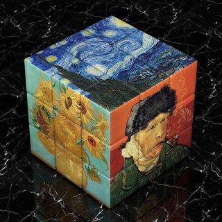 Đồ chơi khối rubik in tranh sơn dầu của họa sĩ da vinci sáng tạo cho bé