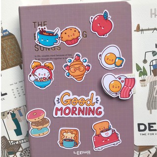 SET STICKER GOOD MORNING TRANG TRÍ SỔ BULLET JOURNAL, DÁN ĐIỆN THOẠI, MÁY TÍNH