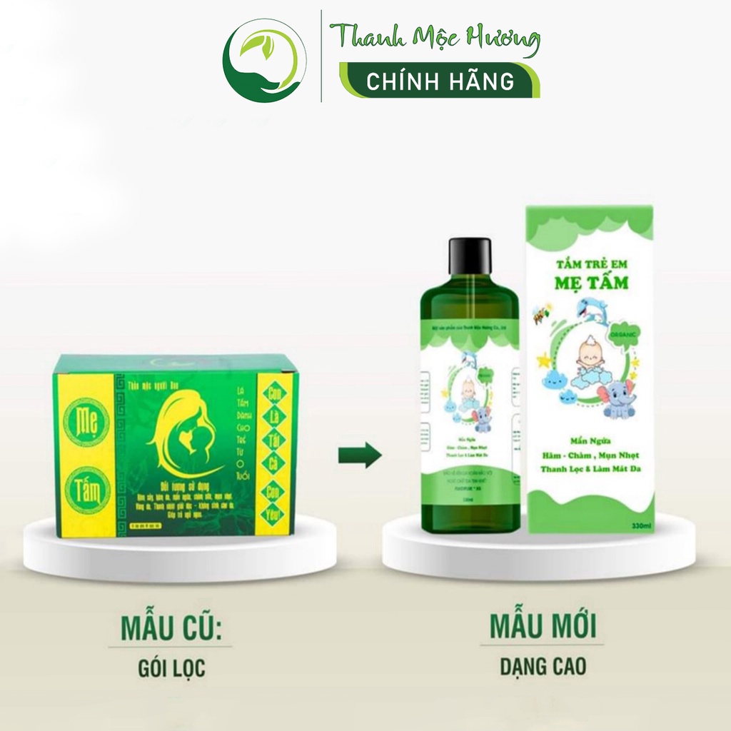 Tắm trẻ em thảo dược Mẹ Tấm Thanh Mộc Hương 320ml