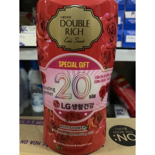 Sữa tắm Double Rich Hương Hoa Hồng 350g