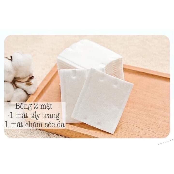 Bông Tẩy Trang 222 Miếng - Bông Tẩy Trang 3 Lớp - Bông Tẩy Trang Cotton Pads