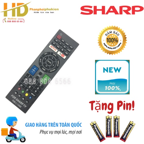 REMOTE TIVI SHARP SMART RM-L1346