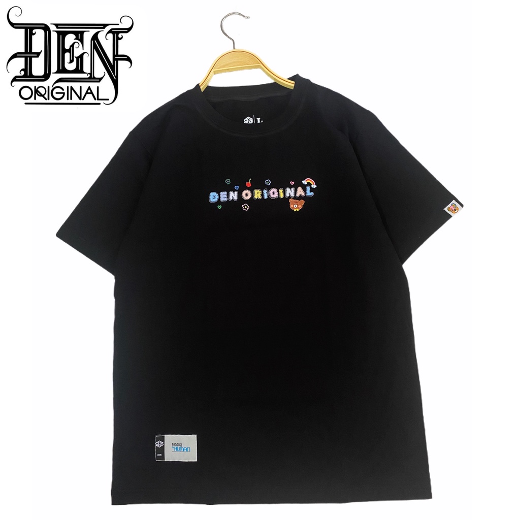 Áo thun bút chì màu ĐEN Original tay lỡ unisex nam nữ dễ thương | BigBuy360 - bigbuy360.vn