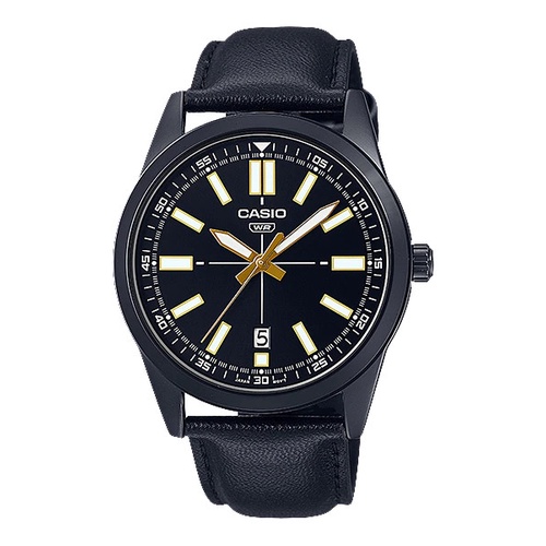 Đồng hồ nam dây da Casio MTP-VD02BL-1E chính hãng