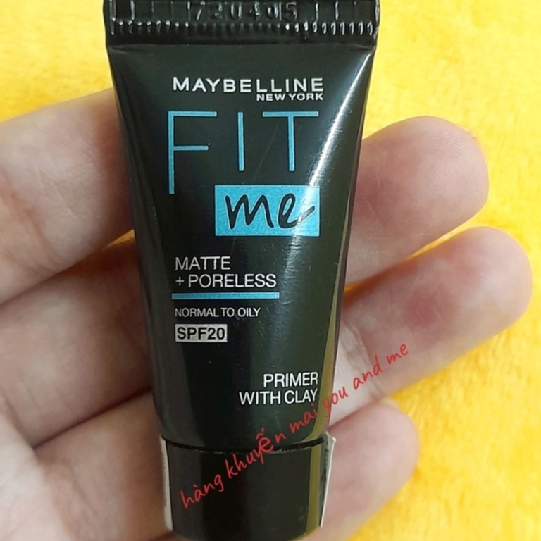 (mini 5ml) Kem Lót Kiềm Dầu Ngăn Xuống Tông Fit Me Primer Matte+Poreless